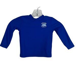 Carters Just One You Baby Boys Long Sleeve Rash Guard Jawsome Blue Size 18M